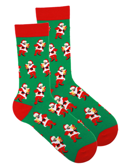 Носки НГ р.40-45 Санта с пивом