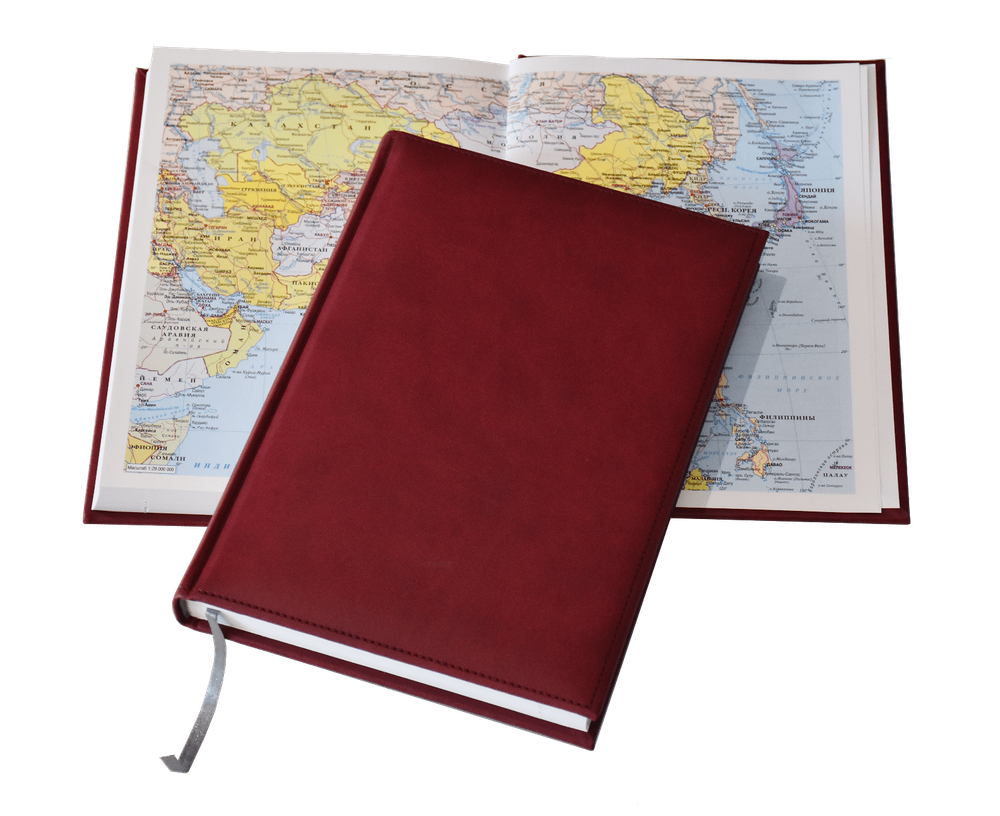 Ежедневник Lediberg Tucson Бордовый