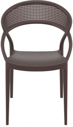 Кресло пластиковое Siesta Contract Sunset, коричневый