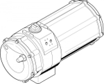 DAPS-1440-090-RS2-F16 Неполноповоротный привод