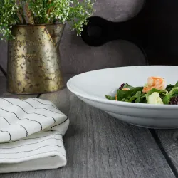 Тарелка глубокая 300 мл d 27,2 см h5,5 см белая фарфор Glory Eco P.L. Proff Cuisine [6]