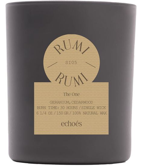 Rumi, свеча The ONE collection, Echoes