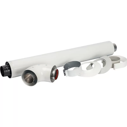 Горизонтальный комплект дымохода Stout 60/100