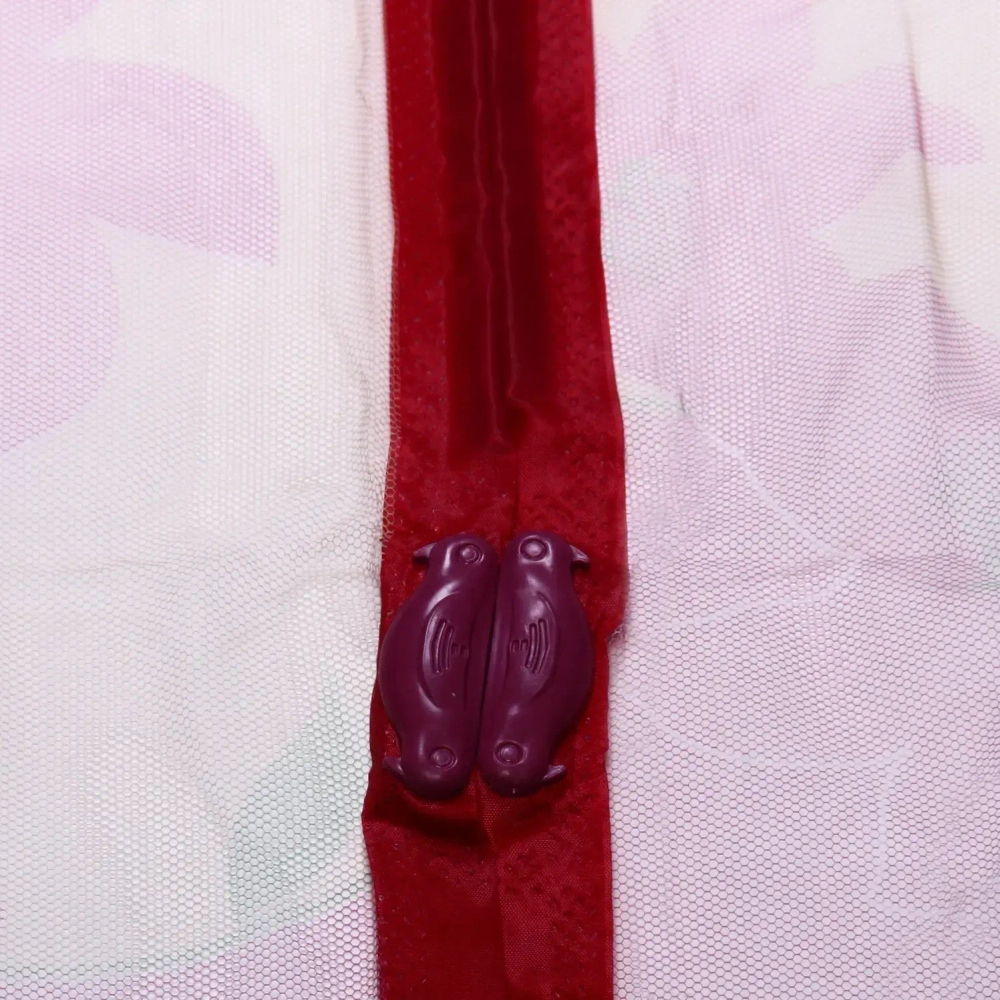 Сетка антимоскитная дверная на магнитах 100*210см «Арианна» бордовая ДоброСад