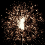 Римские свечи "Хохлома" 4 штуки (8 залпов в каждой, калибр 0,8")  яркий красочный фейерверк от Цветочной мастерской Klever