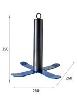Якорь разборный 4кг с якорной намоткой, толщина 8мм, длина 30м