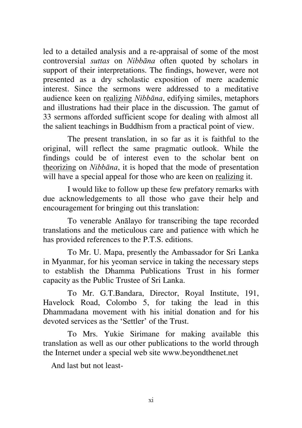 Nibbana-The Mind Stilled. Volume 6 | Ven Bhikkhu K Nanananda