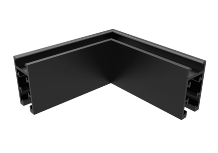 Соединитель для магнитного накладного шинопровода угловой Crystal Lux CLT 0.216 04 BL