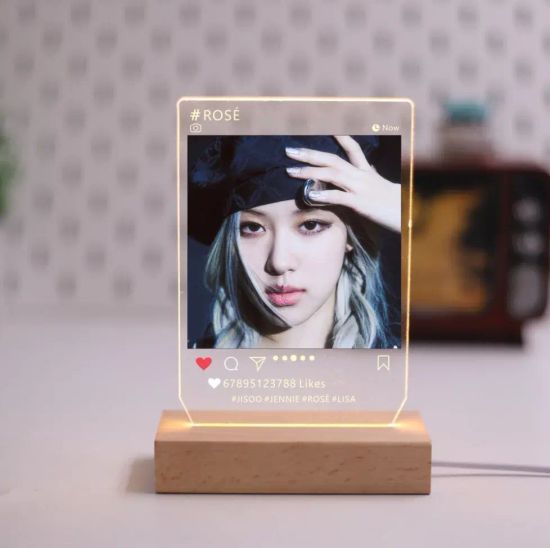 3d лампа Blackpink Розэ