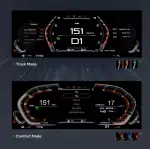 Электронная панель приборов BMW 6-серия F06/F12 2011-2018 - RDL-1261 с LCD / ЖК 12.3" экраном QLED