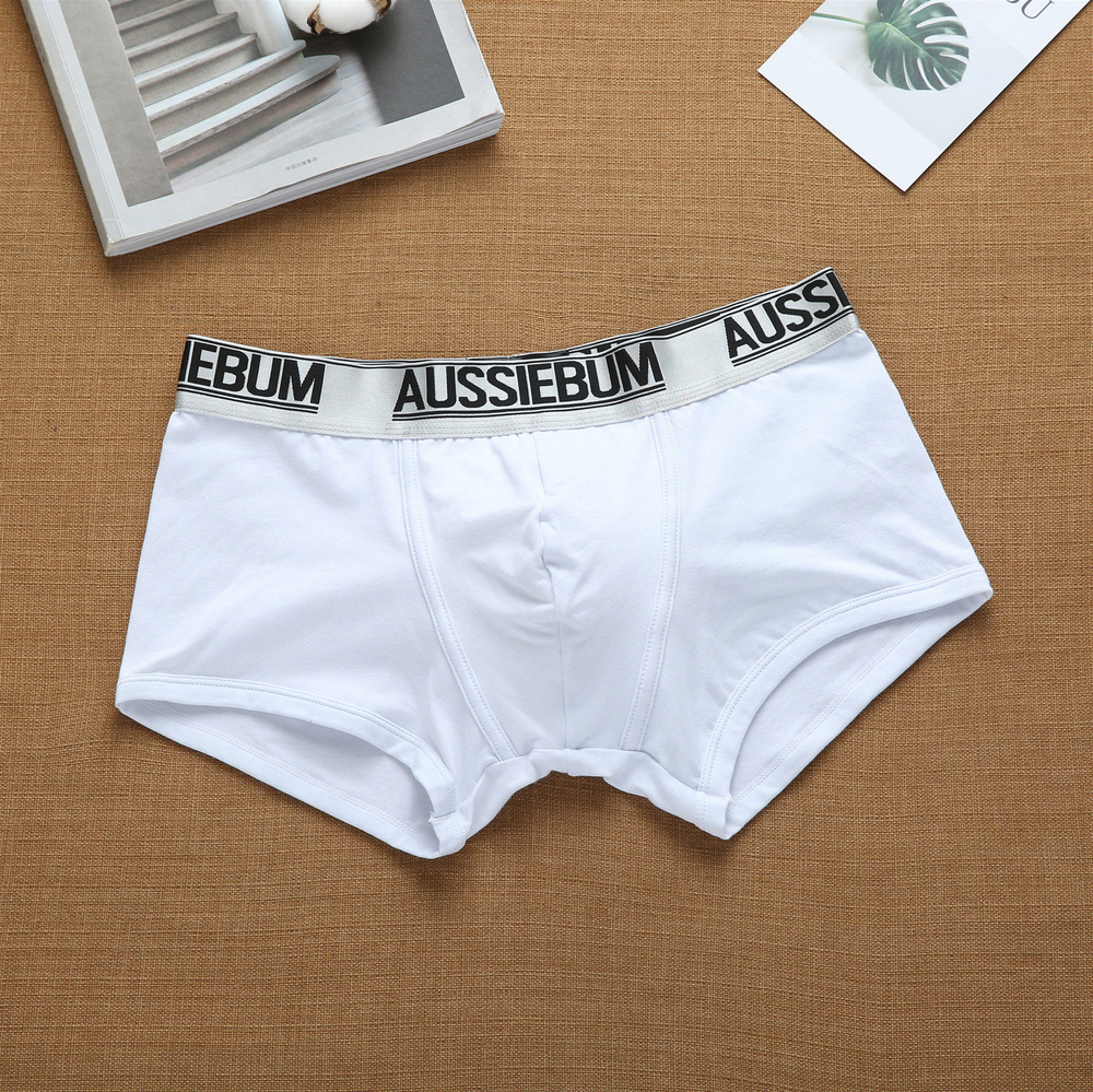 Мужские трусы хипсы белые Aussiebum