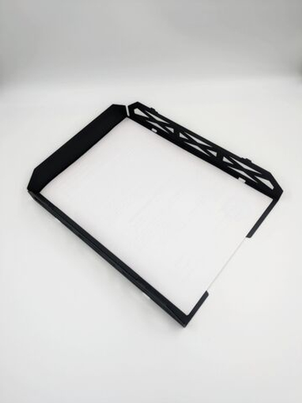 Лоток для бумаги А4, металл, черный