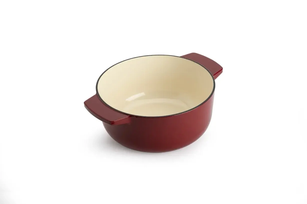 KitchenAid Чугунная кастрюля 22 см 3,3 л красная