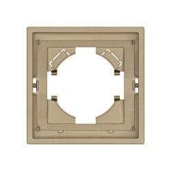 Рамка пластиковая FRM-TENDO-SFPL-1-GD (Arlight, Матовый песочный) 054643