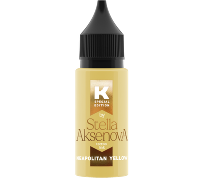 Neapolitan Yellow КРАСКА Tattoo Ink by Stella Aksenova