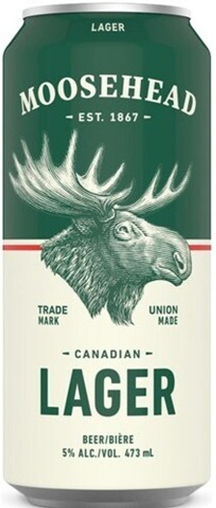 Пиво Мусхед Лагер / Moosehead Lager 0.473 - банка