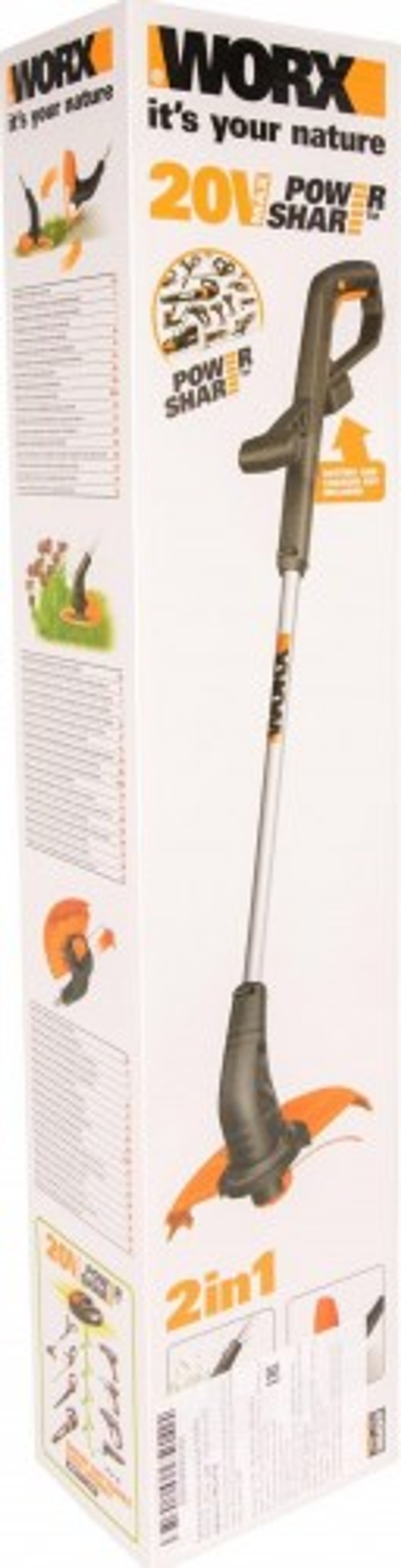Триммер аккумуляторный Worx WG157E
