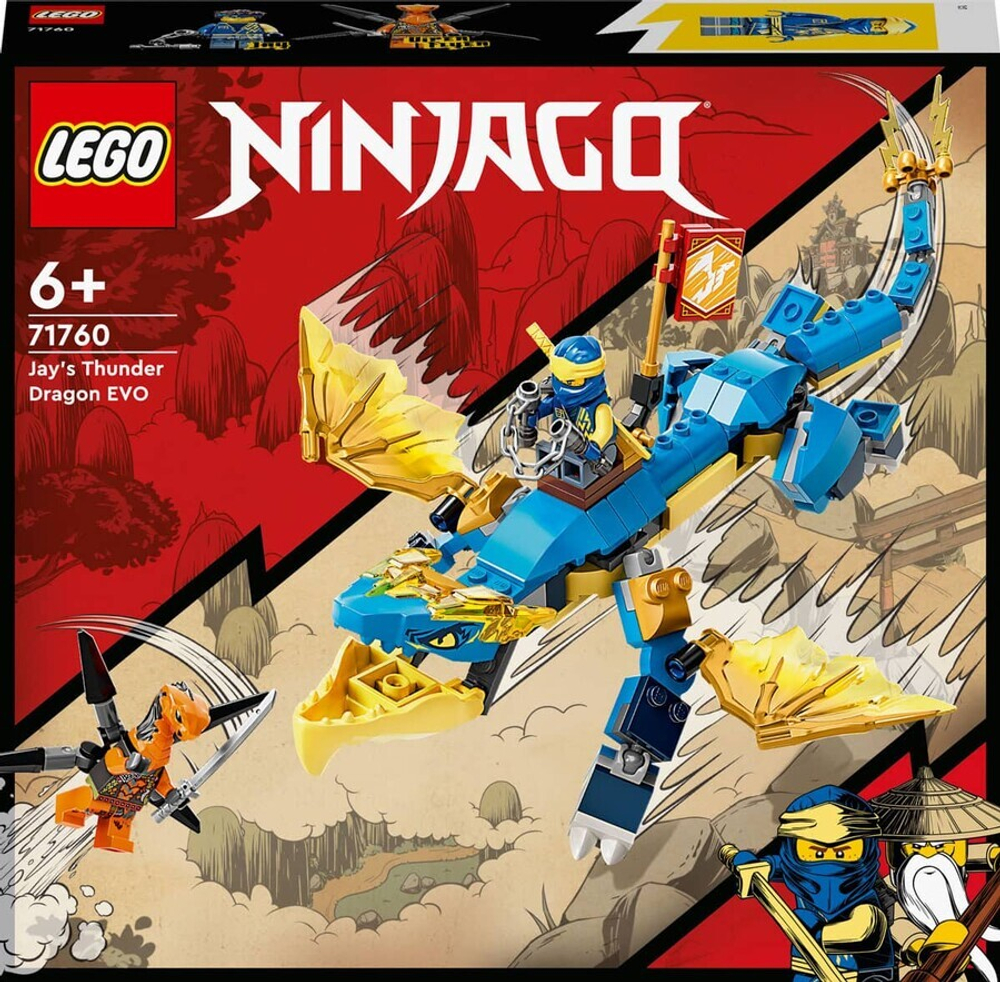 Конструктор LEGO Ninjago 71760 Грозовой дракон ЭВО Джея