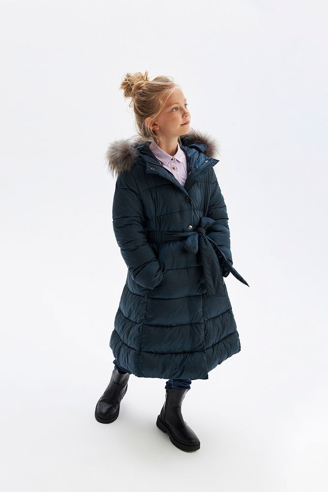 Приталенное зимнее пальто PULKA на био-пуху, до -25 °C