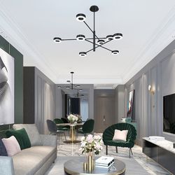 Подвесная Люстра Atissa S 6 D115 Black By Imperiumloft