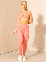 Топ RYDERWEAR NKD Stonewash Twist Bra Coral