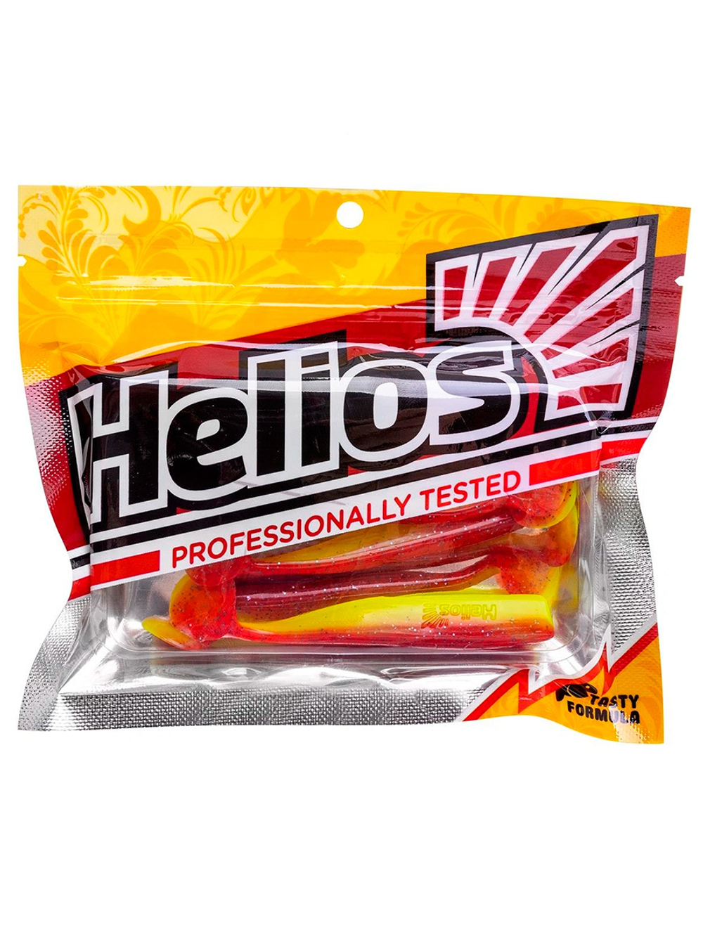 Виброхвост Helios Chebak 3,15"/8 см Electric green 7шт. (HS-3-007)