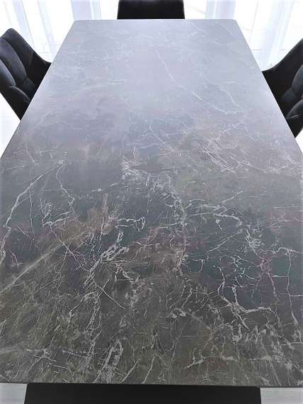 Стол Stratos, 200х90 см, серый керамогранит