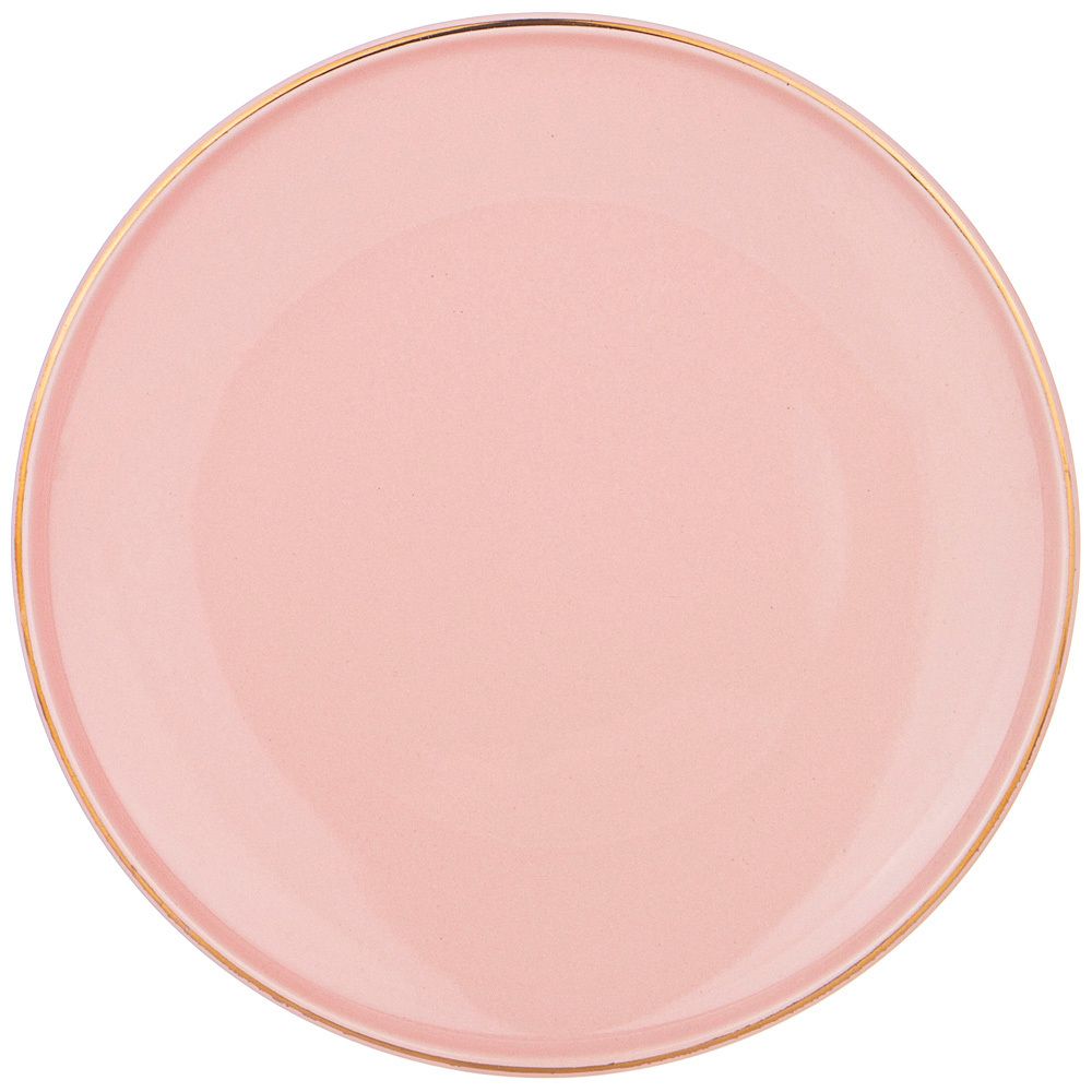 ТАРЕЛКА ЗАКУСОЧНАЯ BRONCO "SOLO" 20,5 СМ ПУДРОВАЯ (МАЛ.УП.=4ШТ./КОР=32ШТ.)