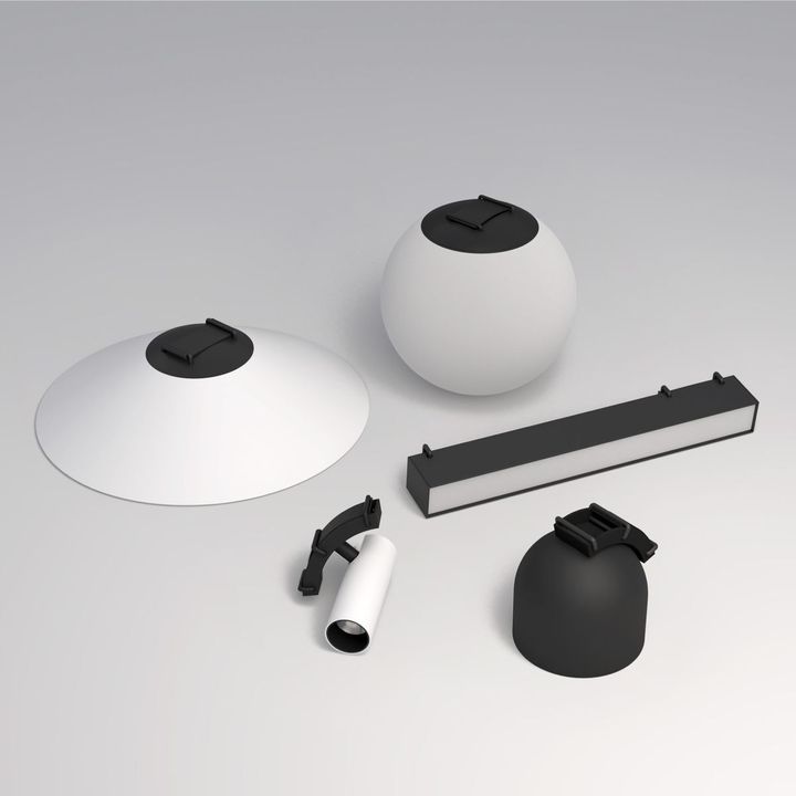 Трековый светильник Denkirs Belty Spot DK5546-BW+BK