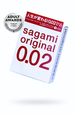 Презерватив Sagami Original 0.02 ультратонкие и гладкие № 3