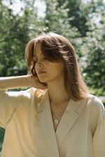 Кулон Цветок, керамика