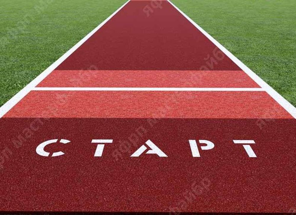 Дорожка спортивная для челночного бега комбинированная