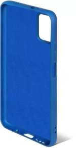 Силиконовый чехол с микрофиброй для Xiaomi Redmi Note 9T DF xiOriginal-16 (blue)