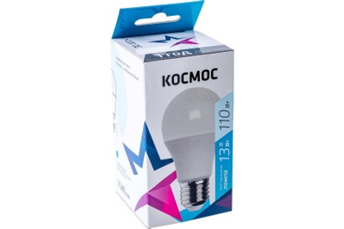 Лампа светодиодная Космос 13W E27 A60 4500K 220В