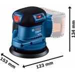 Bosch GEX 185-LI Professional эксцентриковая шлифмашина (1 x 4 Ач, ЗУ) 06013A5021
