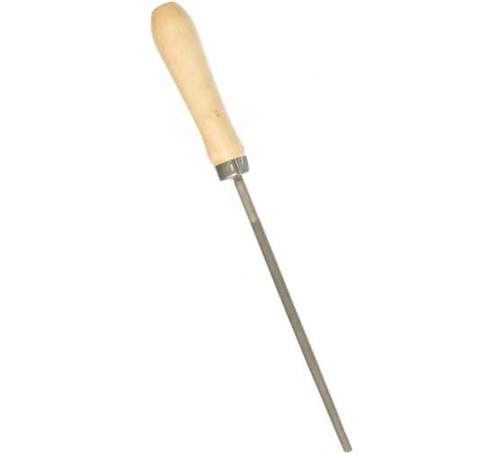 НАПИЛЬНИК 150 ММ КРУГЛЫЙ ДЕРЕВЯННАЯ РУЧКА СИБРТЕХ 16123