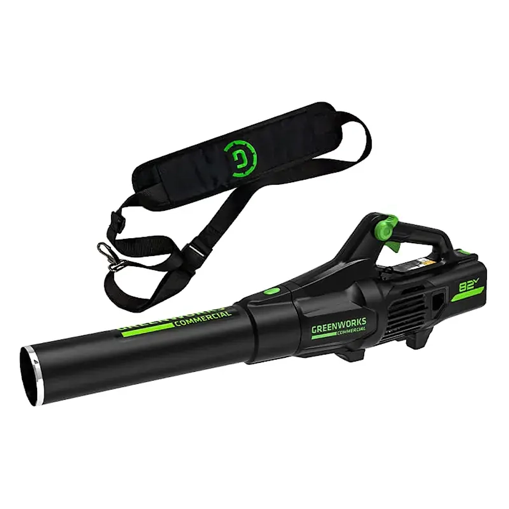 Greenworks GD82ABIIK5 82В воздуходувка аккумуляторная (1 x 5 Ач, ЗУ) 63 м/с 2407007UB