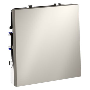 Перекрестный переключатель встраиваемый VOLTUM S70 одноклавишный 10А, (кашемир)