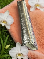 Компактный кошелек из лазерной натуральной кожи