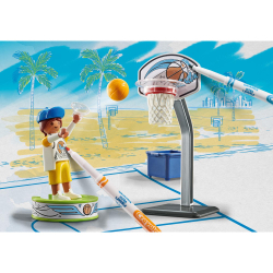 Playmobil - Цветной скейтер с мячом для баскетбола 71516