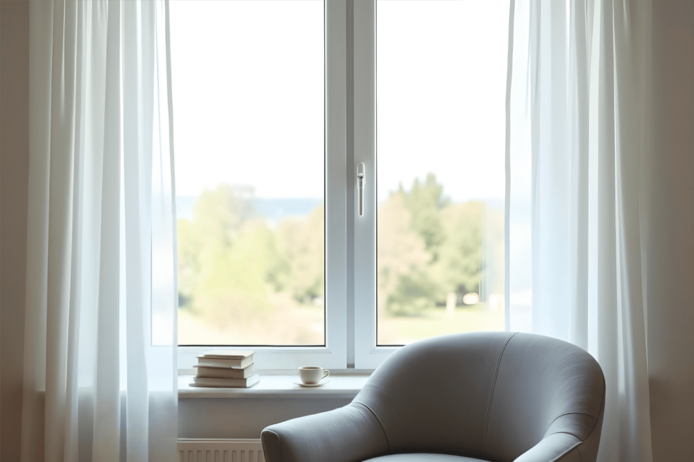 Подоконник DANKE КОМФОРТ - Белый матовый (202-200) - ширина 200мм.