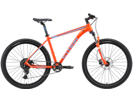 Велосипед Stark'24 Router 27.4 HD оранжевый металлик/синий 20"