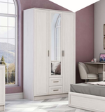 ПРИНЦЕССА Шкаф з-х ств. Анкор белый