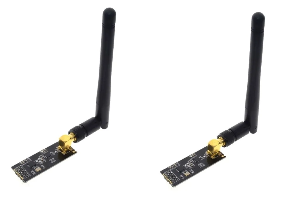 Радиомодуль NRF24L01+PA+LNA 2.4 ГГц с усилителем и внешней антенной 2шт