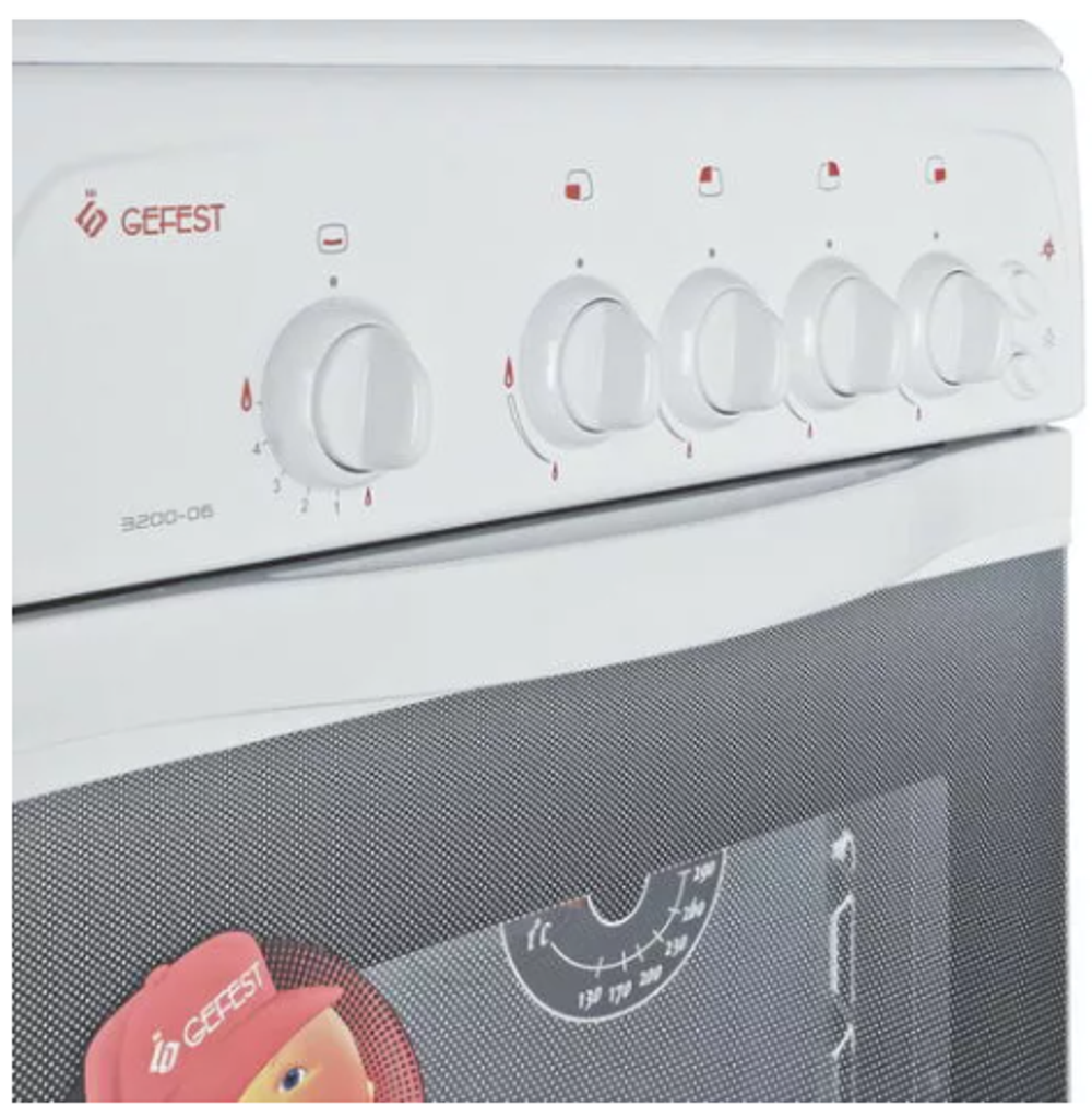 Плита газовая GEFEST 3200-06 (бел.)