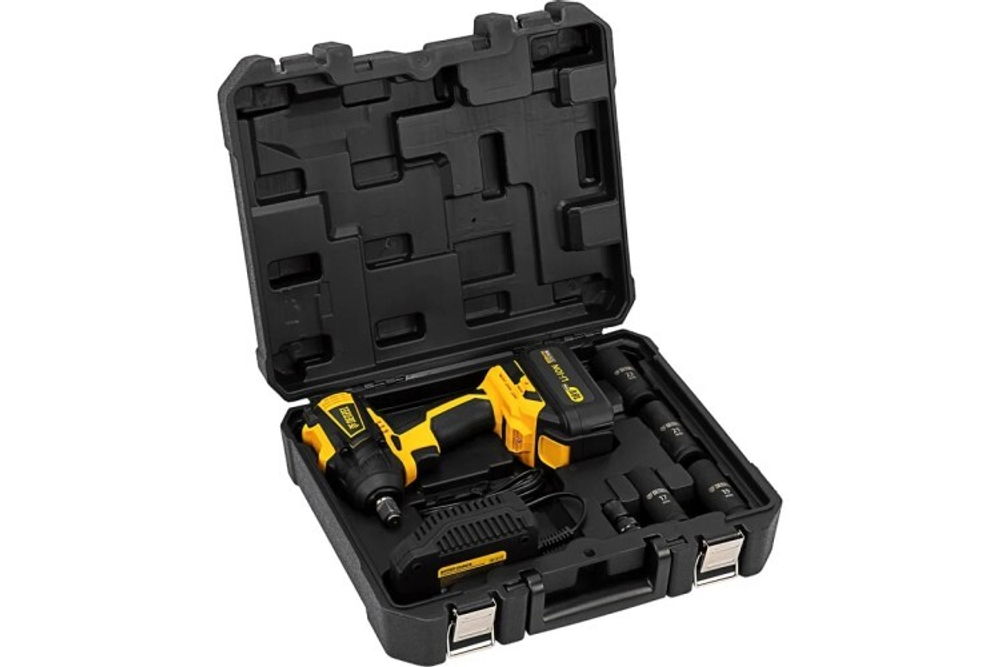 Гайковерт аккумуляторный Denzel CIW-IB-300,Li-ion ударный бесщет. 26501