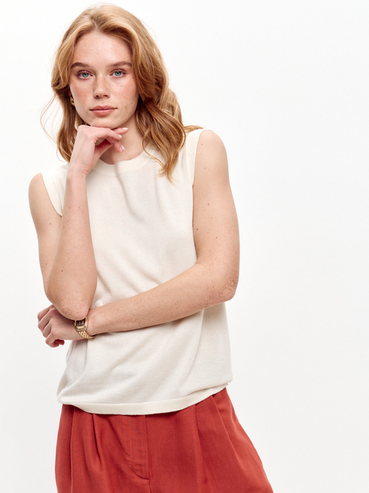 Топ из шелка и кашемира