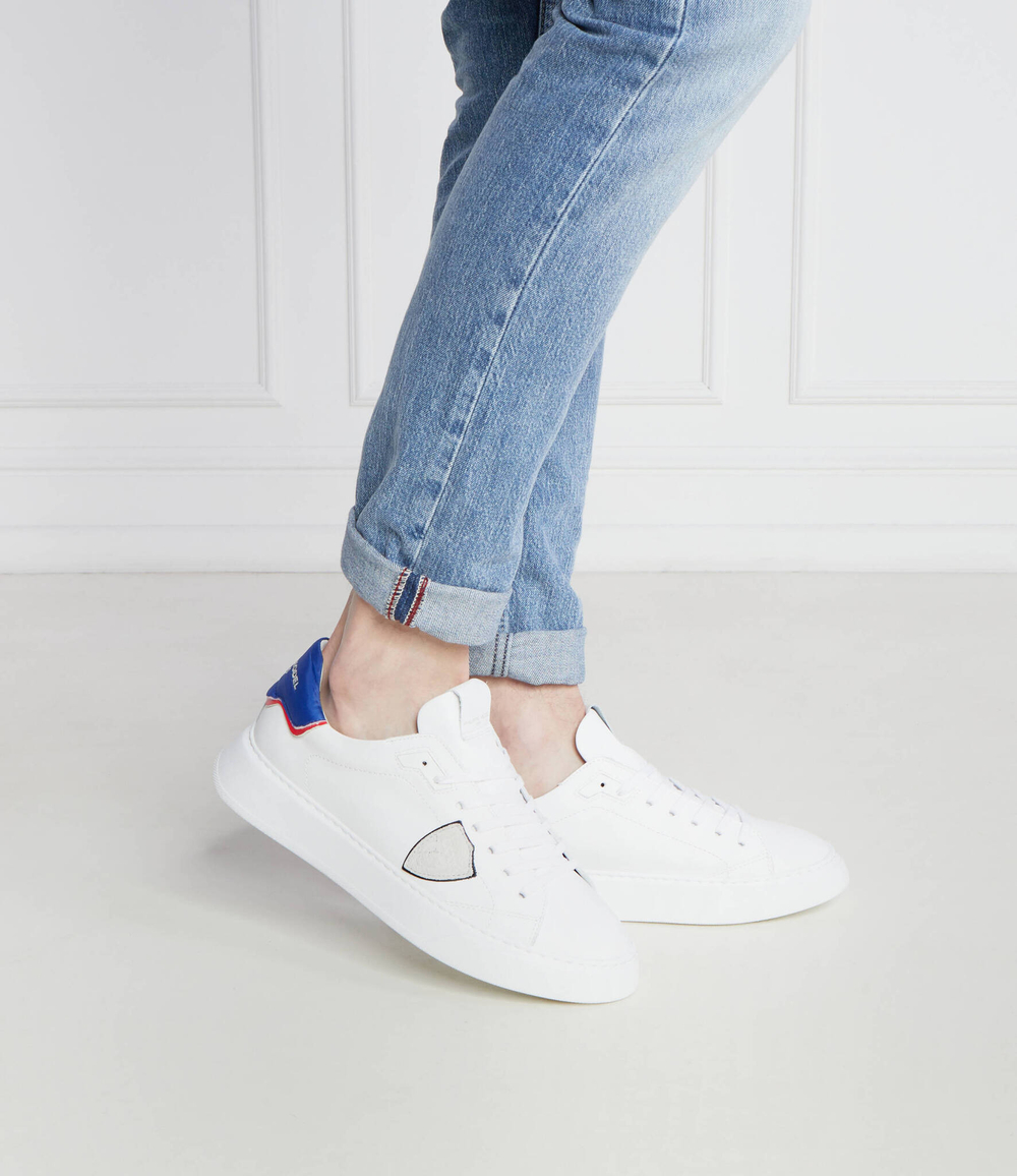 Кожаные кроссовки храм Philippe Model - белый(BTLU)