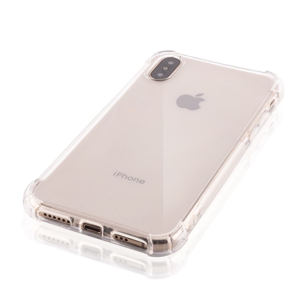 Чехол ROSCO для Apple iPhone X;Apple iPhone XS оптом (арт. IPX/XS-HARD-TPU-TRANSPARENT)