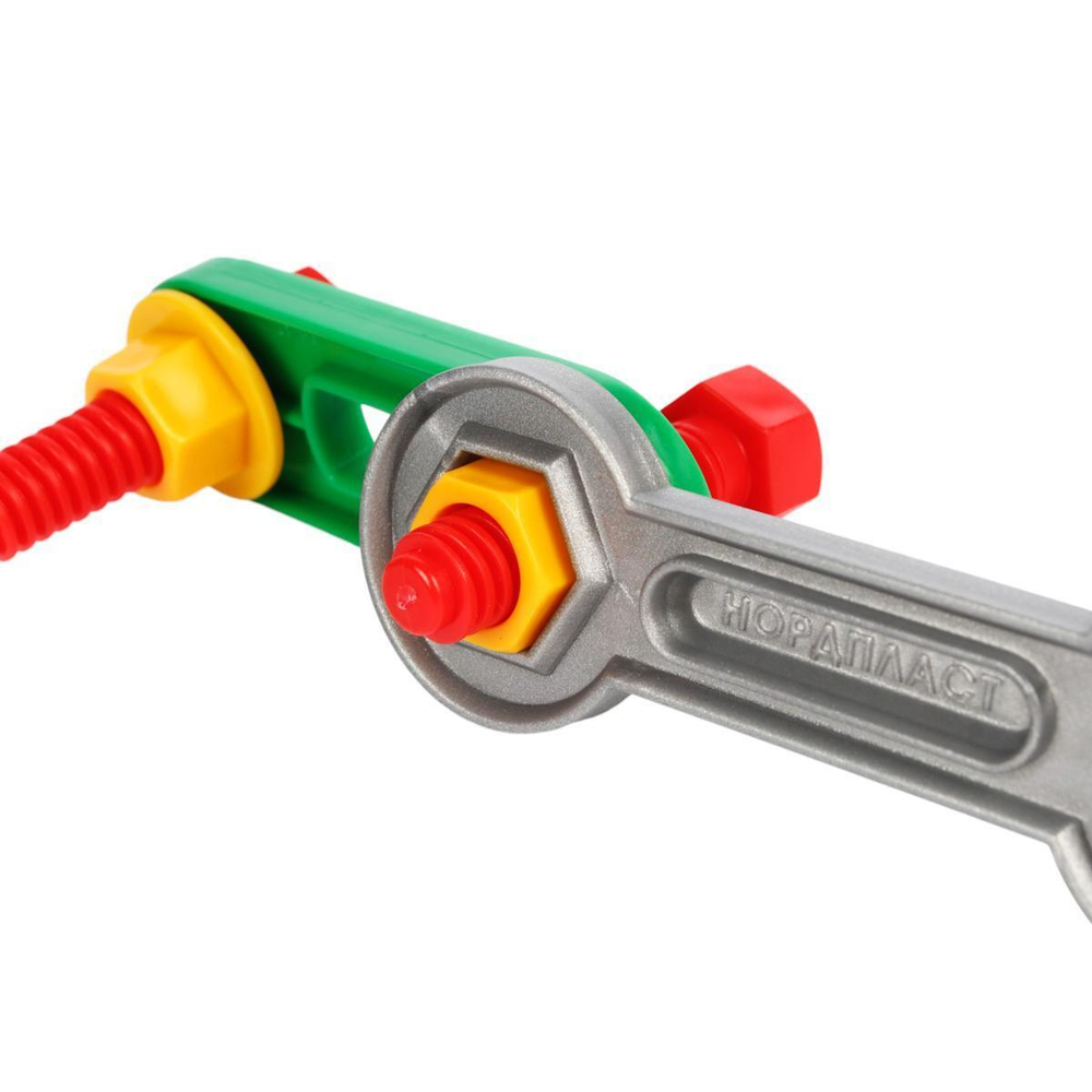 Набор инструментов с конструктором, 47элементов, чемодан (Нордпласт)